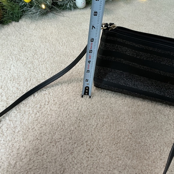 Kate Spade Black and Gray Striped Bag - Picture 7 of 11